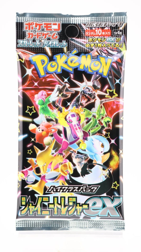 Pokemon Shiny Treasure ex High Class sv4a Japanese Booster Pack