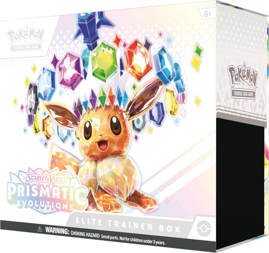 Pokémon: Scarlet & Violet 8.5 Prismatic Evolution Elite Trainer Box (PRE-ORDER)